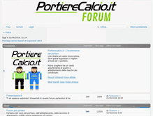 Tablet Screenshot of forum.portierecalcio.it